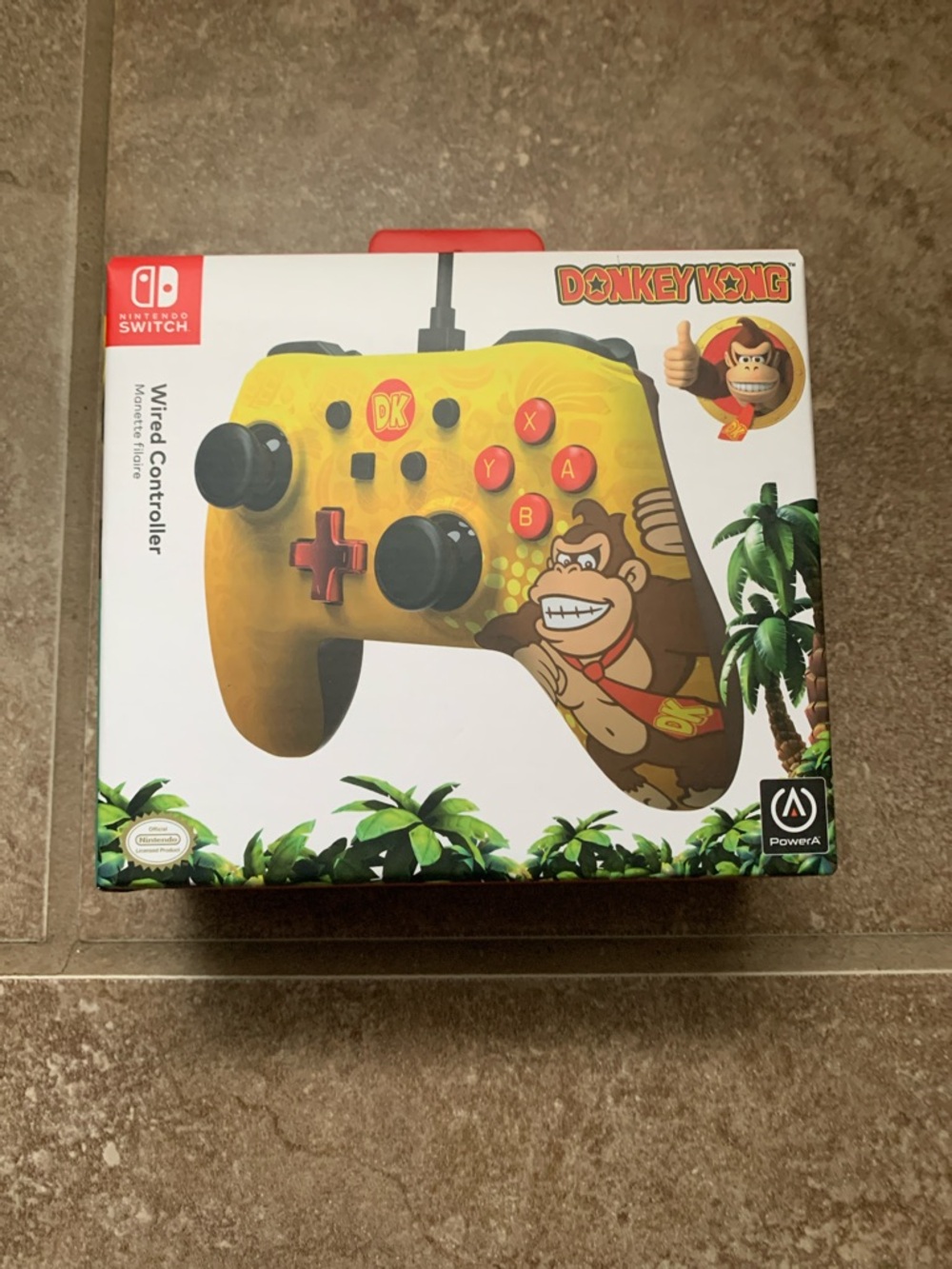 PowerA Donkey Kong Wired Controller for Nintendo Switch — Yellow